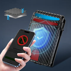 CARDLIFT™ - Λεπτό πορτοφόλι με μηχανισμό καρτών, RFID, έως 14 κάρτες
