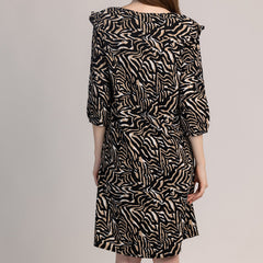 OLIA - ΓΥΝΑΙΚΕΙΟ ΦΟΡΕΜΑ ΜΕ ΜΑΝΙΚΙΑ 3/4 ΚΑΙ ΣΧΕΔΙΟ