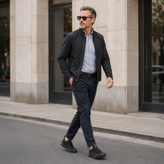 WORKSTYLE™ - ΑΝΔΡΙΚΑ SNEAKERS ΕΛΑΦΡΙΑ ΚΑΙ ΑΝΑΠΝΕΟΝΤΑ, ΧΩΡΙΣ ΚΟΡΔΟΝΙΑ